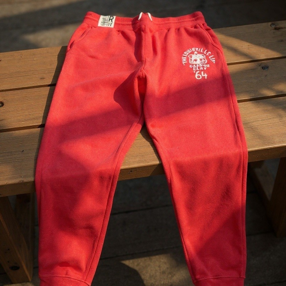 Roots Of Fight Louisville Lip Cassius Clay Mens 3XL Sweatpants Joggers Red
